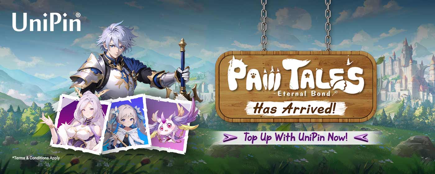 Paw Tales Has Arrived in UniPin! 🐾✨(Morocco)
